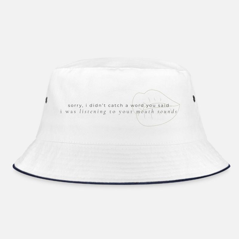 ASMR Mouth Sounds Bucket Hat