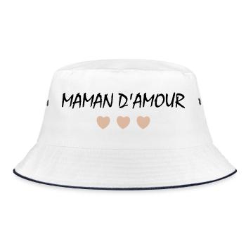 Maman d'amour - Bob - blanc/marine - Devant