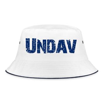 UNDAV German Soccer Star - Bucket Hat - Weiß/Navy - Vorne