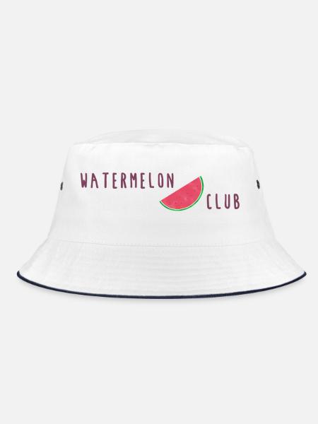 Watermelon Club - Bucket Hat - Weiß/Navy