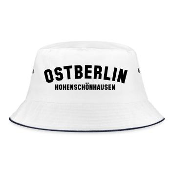 HOHENSCHÖNHAUSEN - Bucket Hat - Weiß/Navy - Vorne