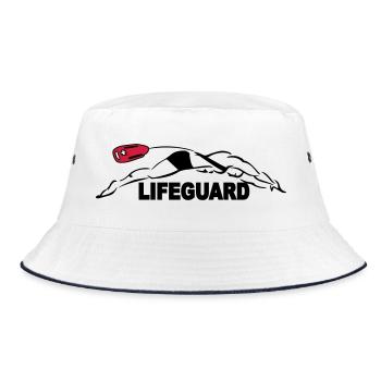 Lifeguard sauveteur aquatique - Bob - blanc/marine - Devant
