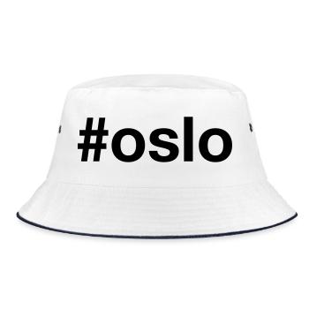 OSLO Hashtag - Norwegen - Norvège - Norge - Bob - blanc/marine - Devant