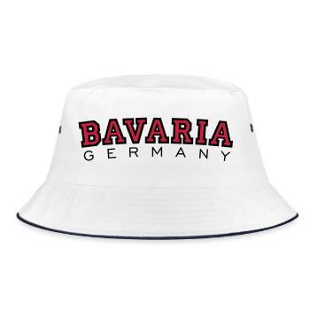 Bavaria Germany - Bucket Hat - white/navy - Front