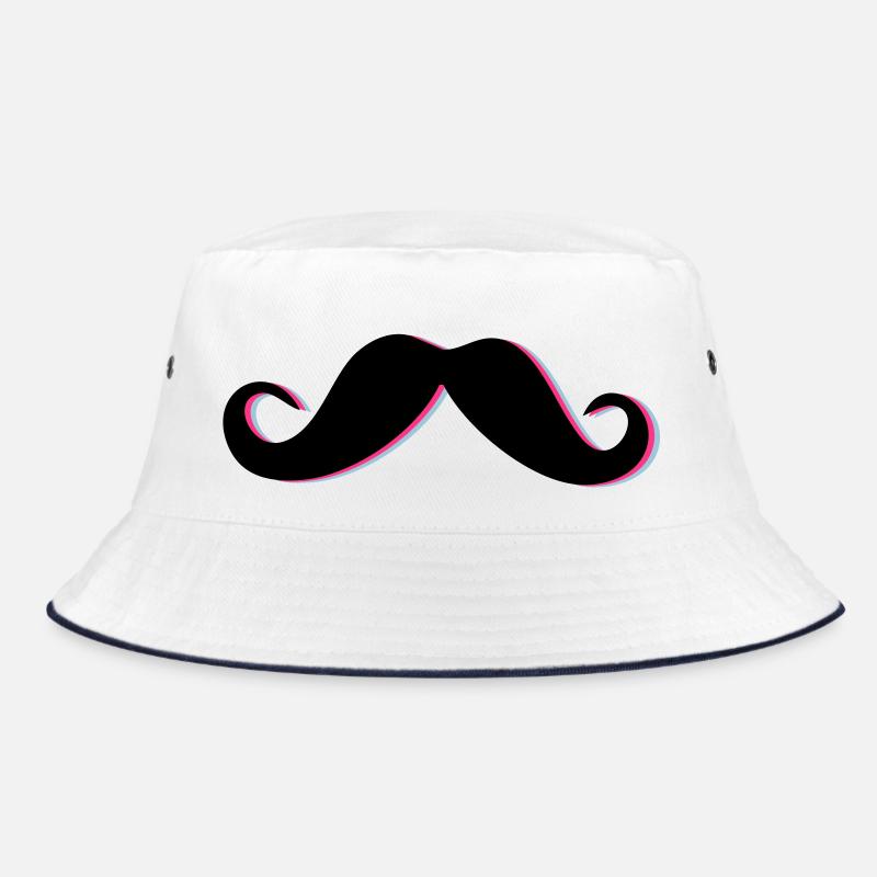 Funky Mustache Bucket Hat