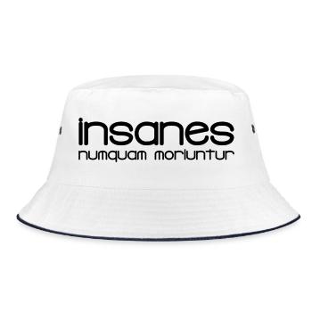 insanes - Bucket Hat - white/navy - Front