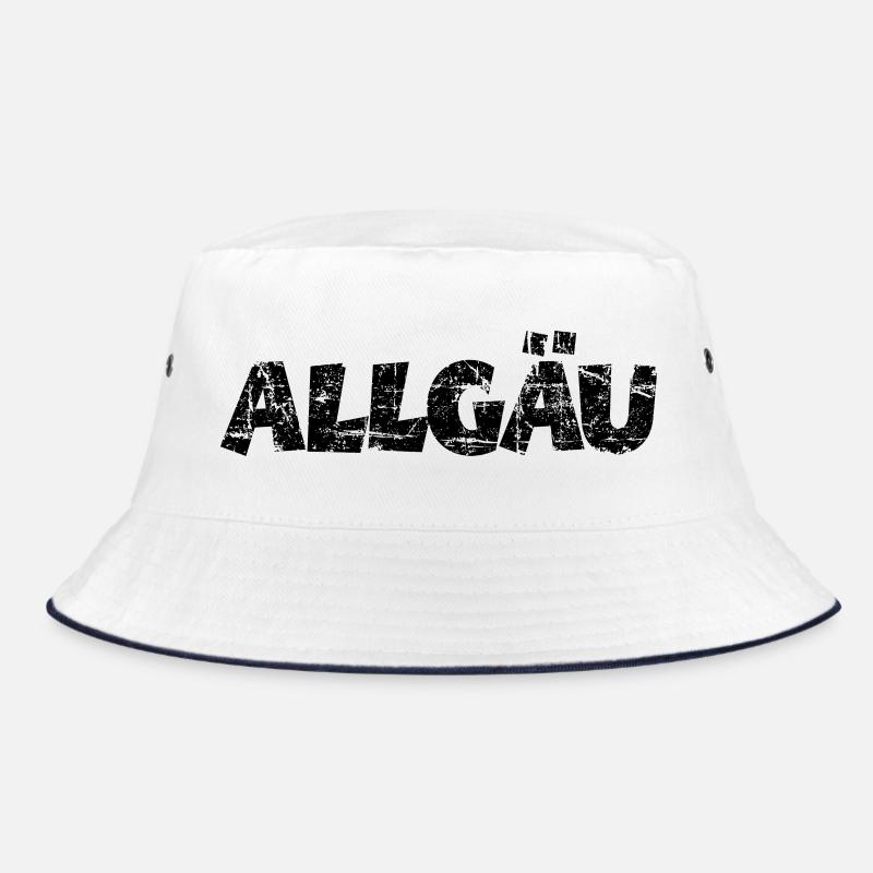Allgäu (Vintage/Schwarz) Bucket Hat