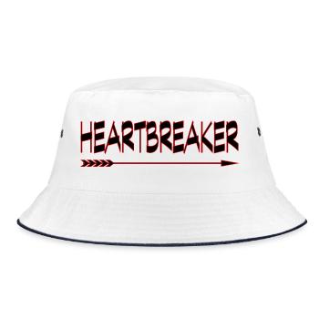 Neon Heartbreaker - Bucket Hat - white/navy - Front