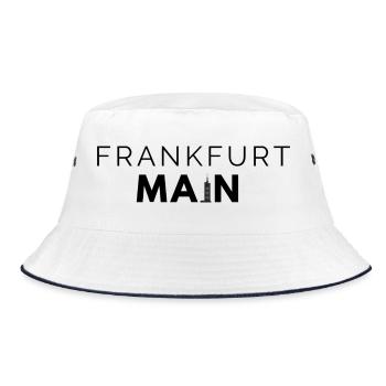 Frankfurt Main - Bucket Hat - white/navy - Front
