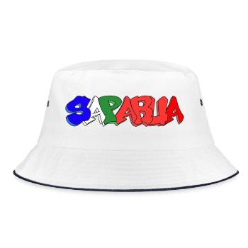Saparua - Moluccan 4 colors - Bucket Hat - white/navy - Front