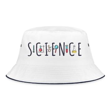 science - Bucket Hat - white/navy - Front