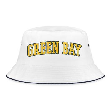 Green Bay Wisconsin - Bucket Hat - white/navy - Front