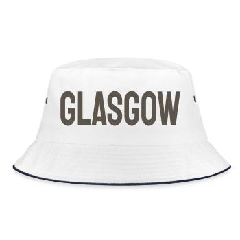 Glasgow - Bucket Hat - white/navy - Front