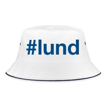LUND Schweden Suède Hashtag - Bob - blanc/marine - Devant