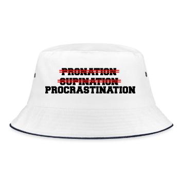 Procrastination - Bob - blanc/marine - Devant