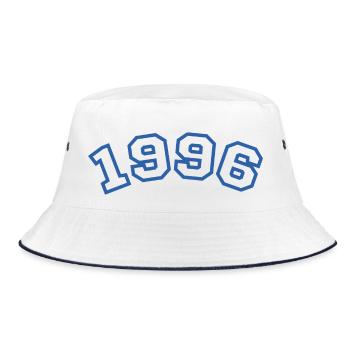 1996 Sport Blue - Bucket Hat - Weiß/Navy - Vorne