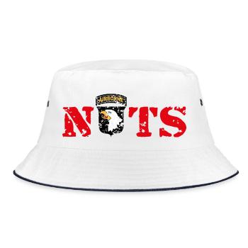 AVM Bastogne NUTS Battle Bulge Bâtards battus - Bob - blanc/marine - Devant