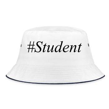 #Student Logo Noir - Bob - blanc/marine - Devant