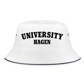 University of Hagen - Bucket Hat - white/navy - Front