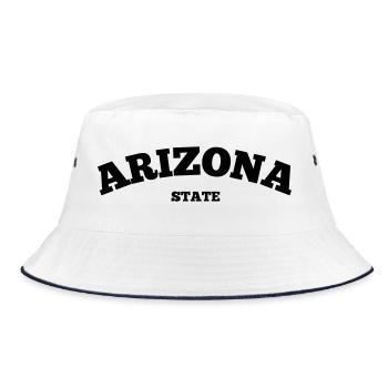 Arizona State - Bucket Hat - white/navy - Front