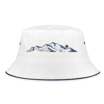 La foi peut déplacer des montagnes - Bob - blanc/marine - Devant