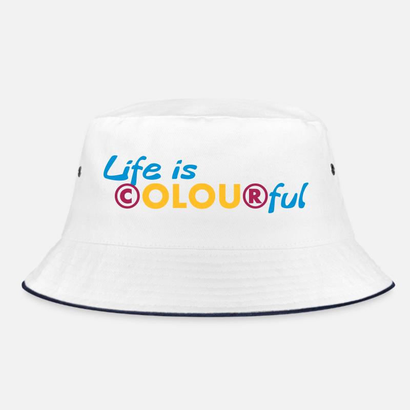 Life is colourful Bucket Hat
