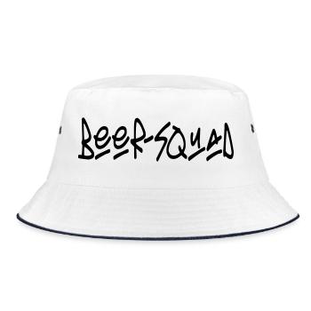 Beer-Squad - Bucket Hat - white/navy - Front