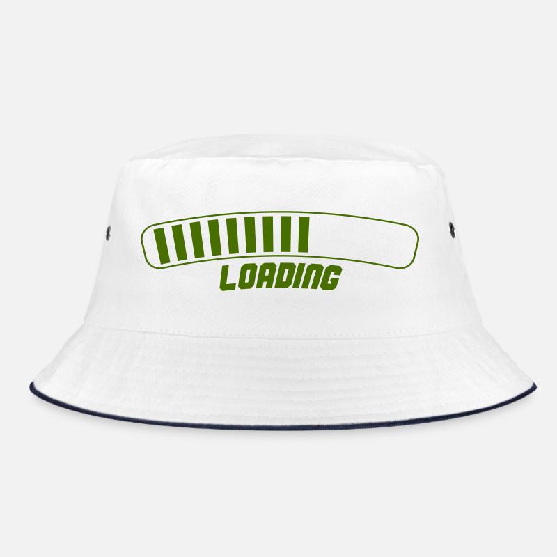 Retro Loading Screen Green Bucket Hat
