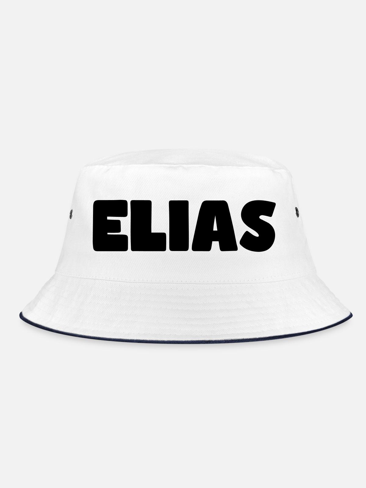 Nom d’Elias - Bob - blanc/marine - Devant