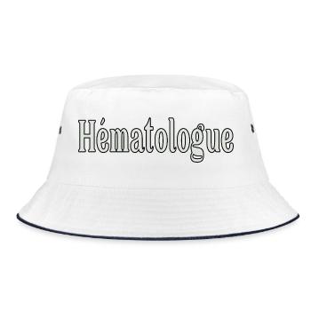 Sang Hématologue - Bob - blanc/marine - Devant