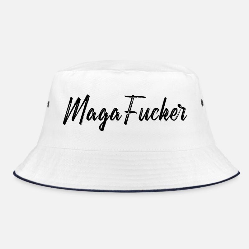 MagaFucker Type HelinoDemo Black Bucket Hat