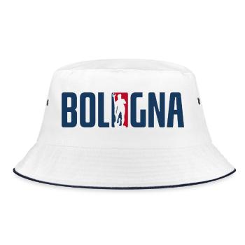 Nettuno Bologna - Bucket Hat - Weiß/Navy - Vorne