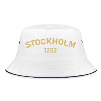 Stockholm 1252 - Bucket Hat - white/navy - Front