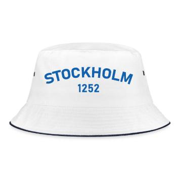 Stockholm 1252 - Bucket Hat - white/navy - Front