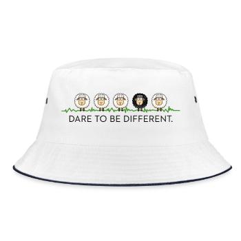 Oser être différent – Black Sheep - Bob - blanc/marine - Devant