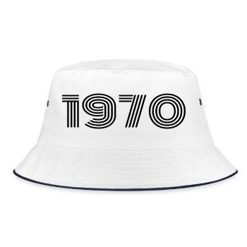 55th Anniversary 55 Years Anniversary - Bucket Hat - white/navy - Front