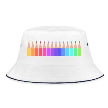 Crayons de couleur - Bob - blanc/marine - Devant