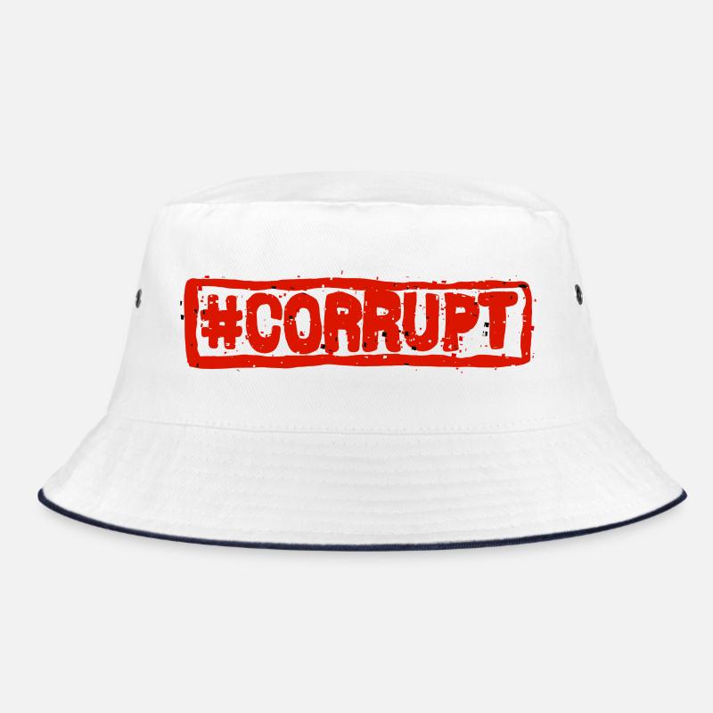 Red Stamp Corrupt Bucket Hat