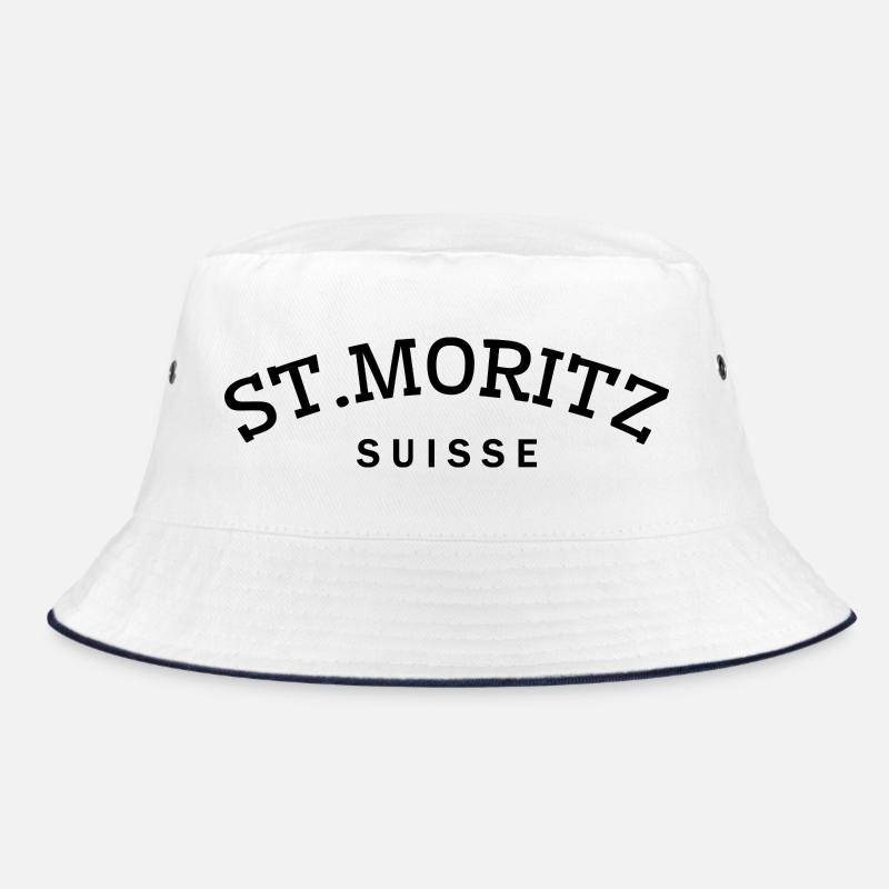 St. Moritz - Suisse - Schweiz - Swiss Bucket Hat