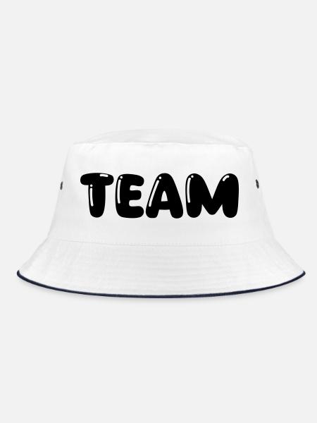 Team - Bucket Hat - white/navy - Front