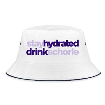 Restez hydraté - buvez du spritzer - Bob - blanc/marine - Devant