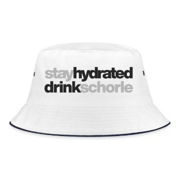 Restez hydraté - buvez du spritzer - Bob - blanc/marine - Devant