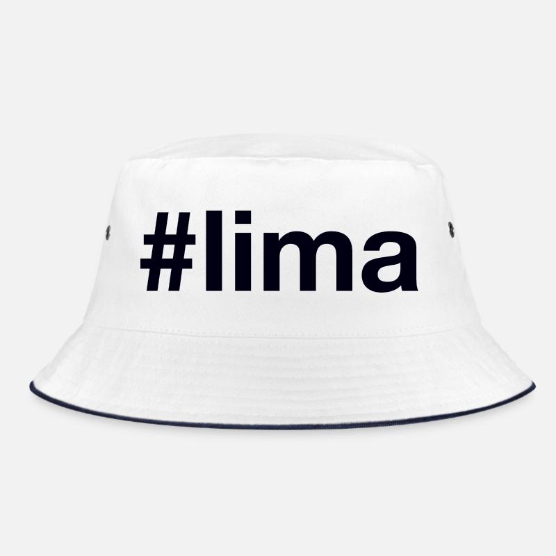 Lima Peru Hashtag Bucket Hat