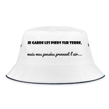 CITATION. MESSAGE. HUMOUR. CITATIONS DRÔLES - Bob - blanc/marine - Devant