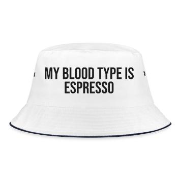 Chemise Torréfacteur de café - Bob - blanc/marine - Devant