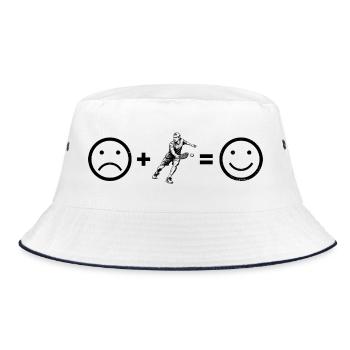 Pickleball players for pickleball players Fans - Bucket Hat - white/navy - Front