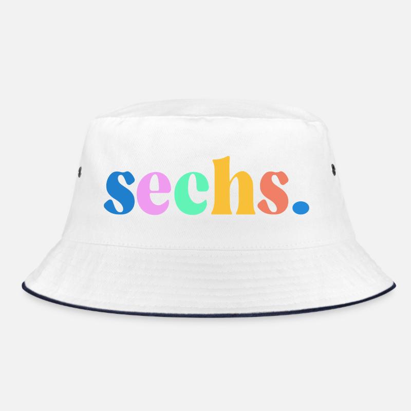 6. Geburtstag Geschenk Sechs Bucket Hat