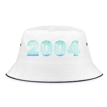 Design as - Bucket Hat - white/navy - Front