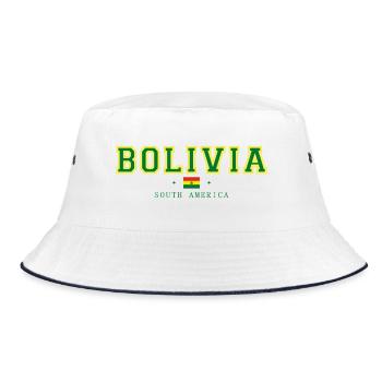 Bolivia - Bucket Hat - white/navy - Front