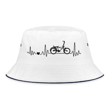BMX Bike Heartbeat pour les cyclistes de BMX - Bob - blanc/marine - Devant
